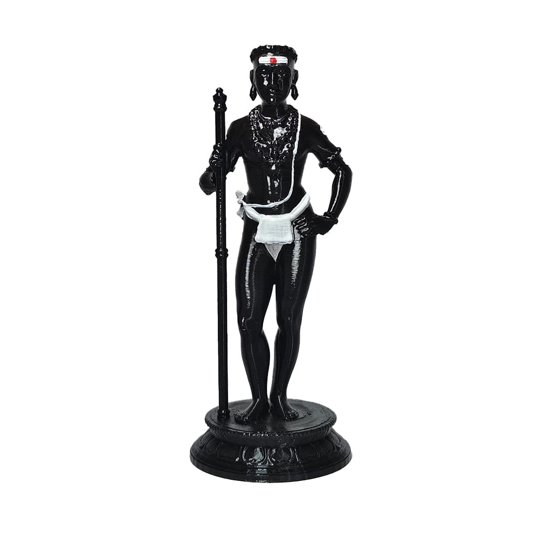Palani Dhandayuthapani Murugan idol 6 inches - front view
