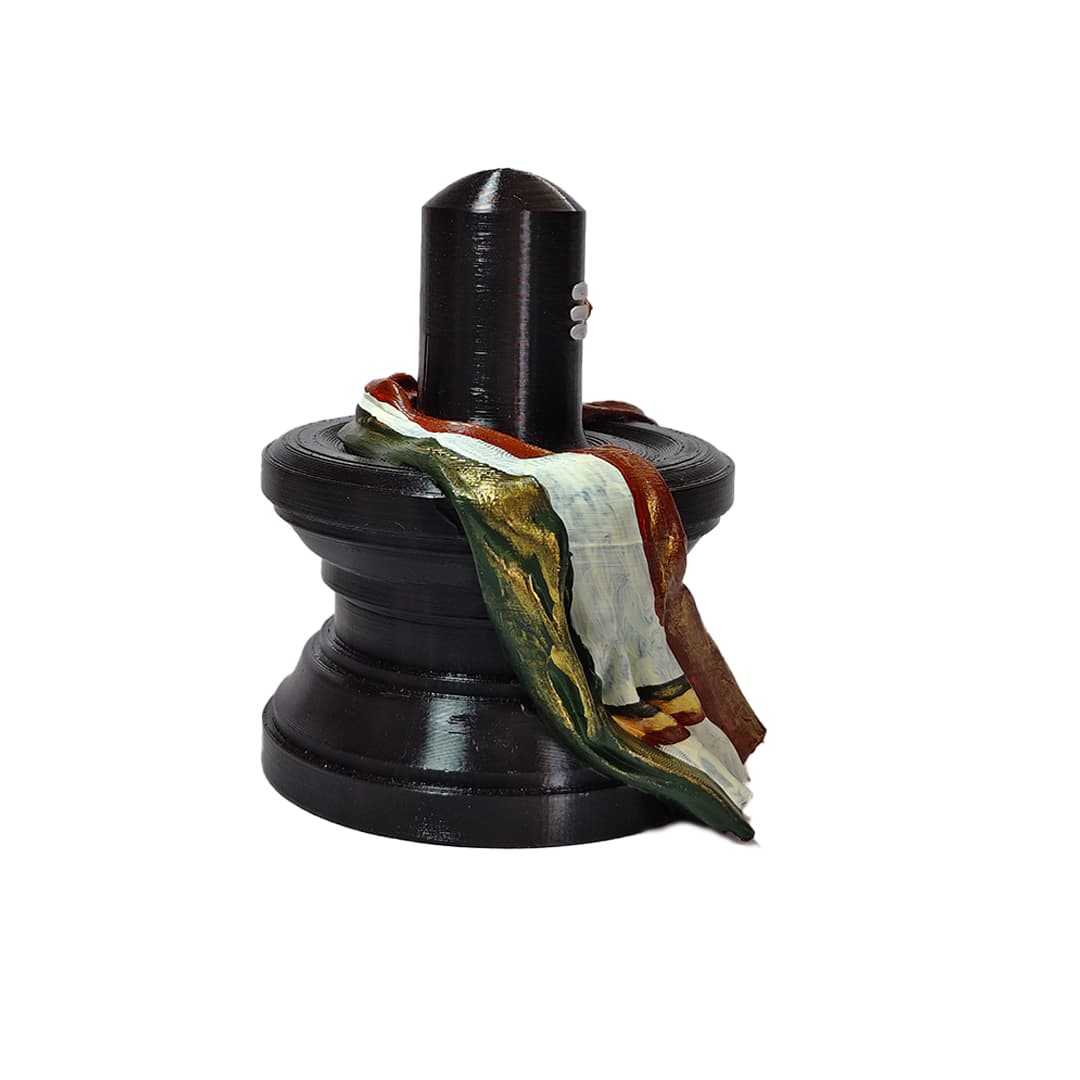 Shiva Lingam Idol ( 4 INCHES ) view 3