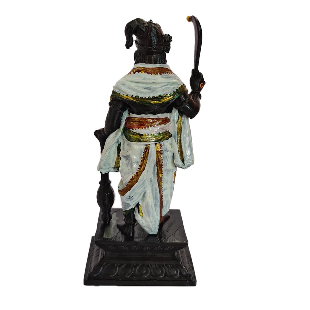 Karuppasamy Swamy Idol – Traditional Karuppar Statue ( 8 INCHES ) view 3