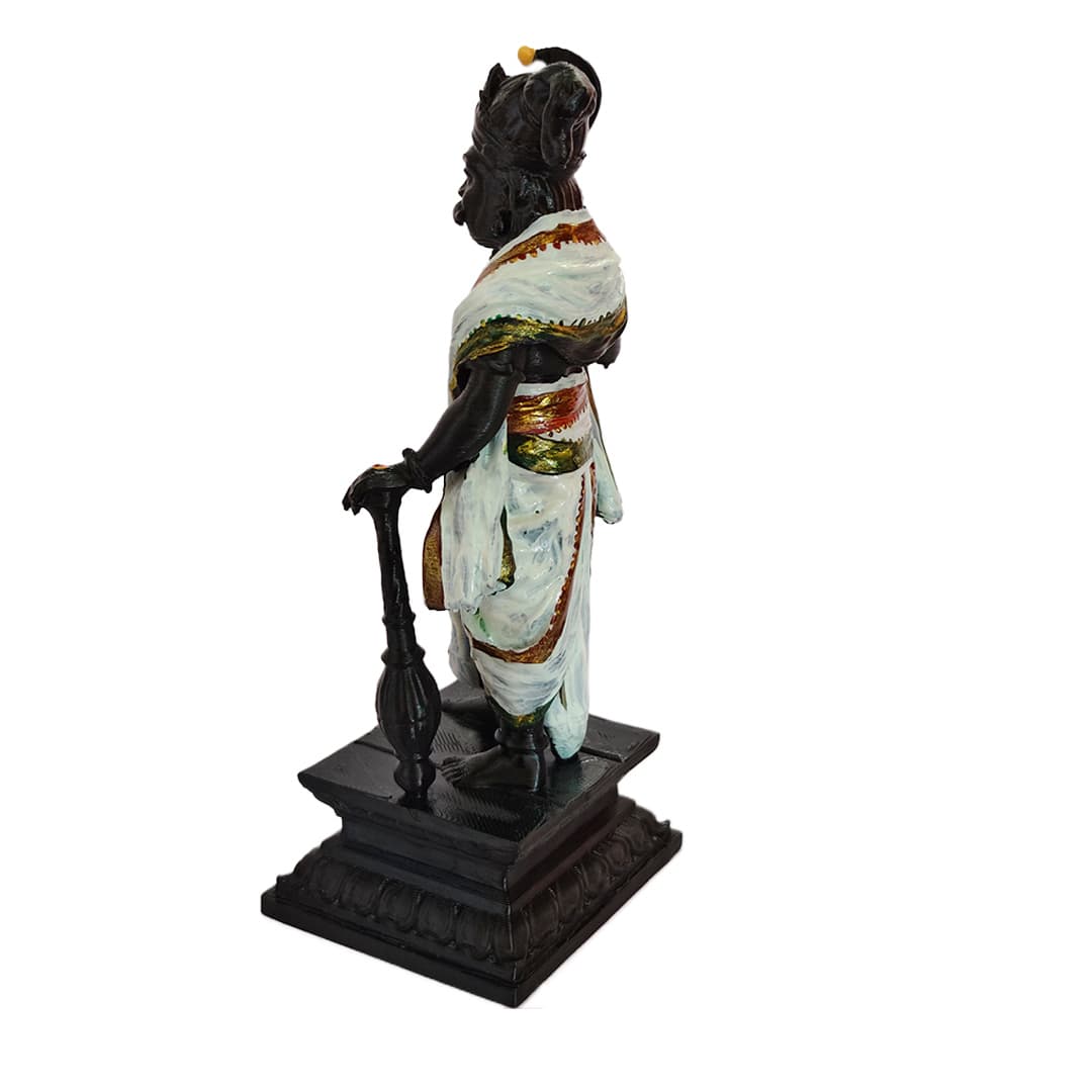 Karuppasamy Swamy Idol – Traditional Karuppar Statue ( 8 INCHES ) view 5